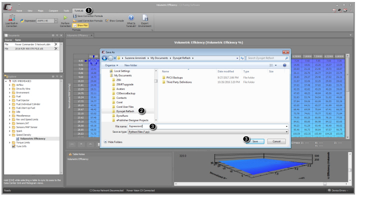 Formula Software To Save the Correction Formula